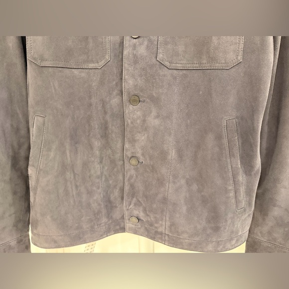 Lucky Brand Men's Suede Shirt Jacket - Picture 16 of 16